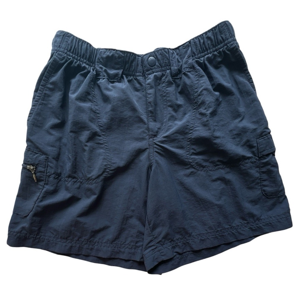 Columbia Shorts Womens XS Navy Blue Cargo Nylon Hiking Outdoor Lightweight